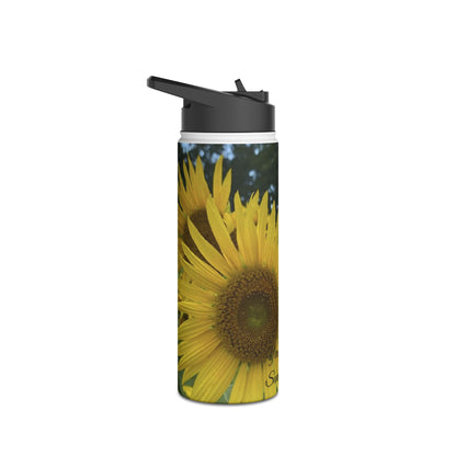 Sunflower Stainless Steel Water Bottle - You Are My Sunshine, Eco-Friendly Hydration, Gifts for Her, Summer Accessories, Outdoor Adventure