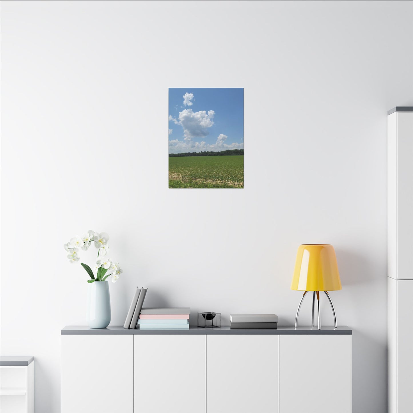 Serene Landscape Canvas Wall Art, Nature Decor for Home, Farmhouse, Gift for Nature Lovers, Rustic Wall Art, Living Room Decoration