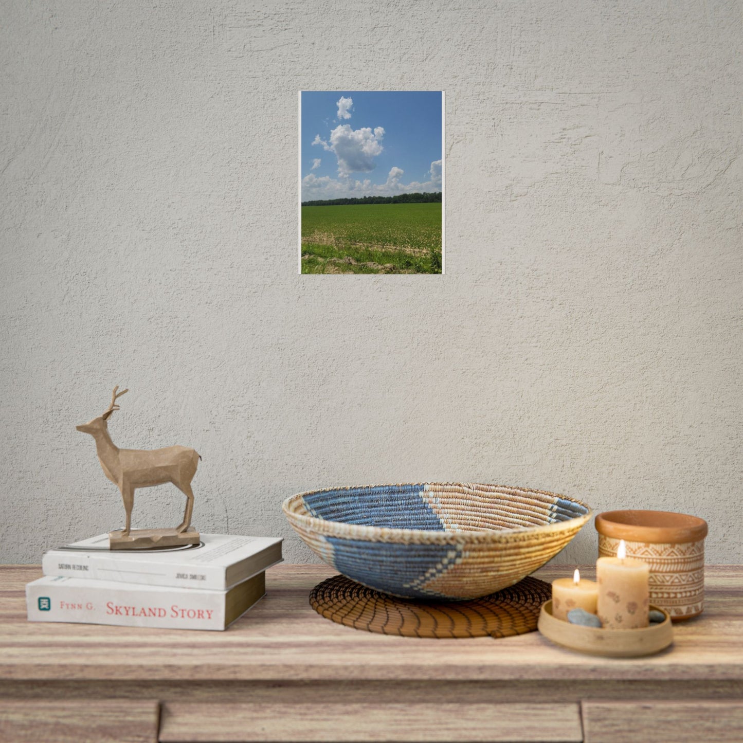 Nature Landscape Poster, Wall Art Print, Scenic Home Decor, Gift for Nature Lovers, Farmhouse Style Decoration, Office Wall Art