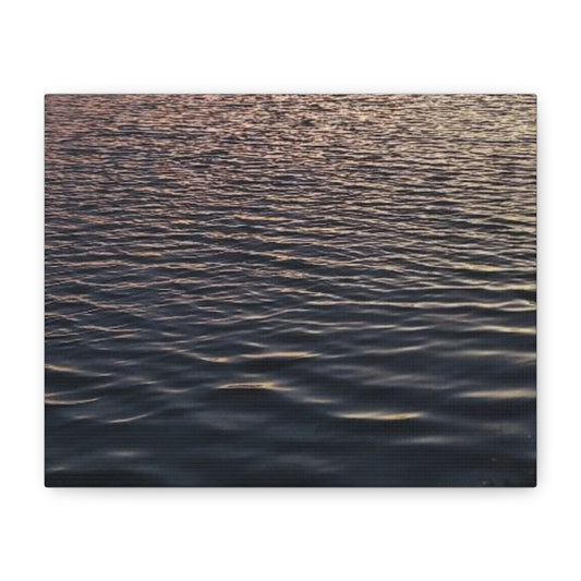 Stretched Canvas Wall Art - Tranquil Water Reflections, Home Decor, Serenity Art, Nature Inspired Decor, Perfect Gift