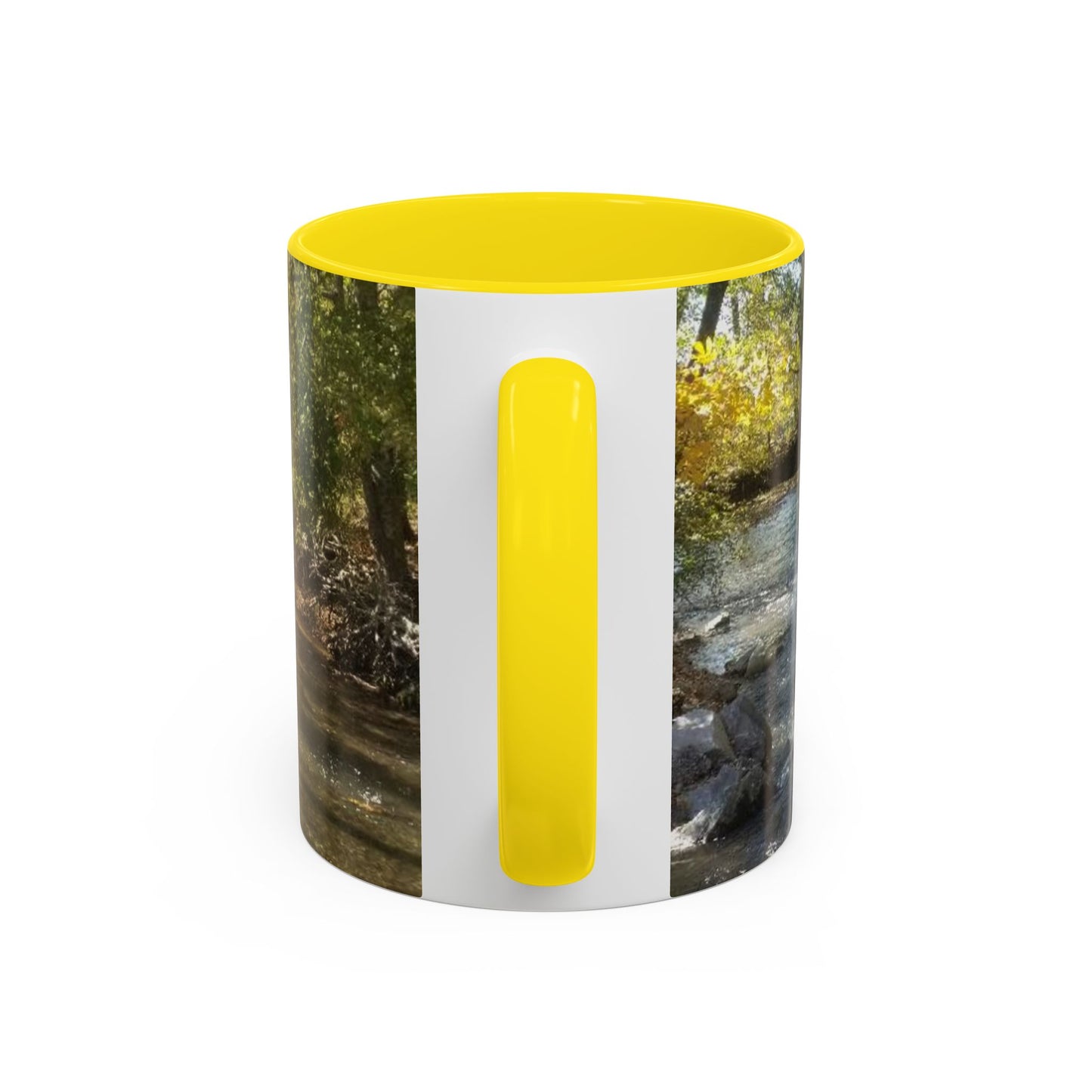 Nature-Inspired Accent Coffee Mug, Perfect for Outdoor Lovers, Gifts for Nature Enthusiasts, Afternoon Coffee, Camping Mug, Scenic Drinkware