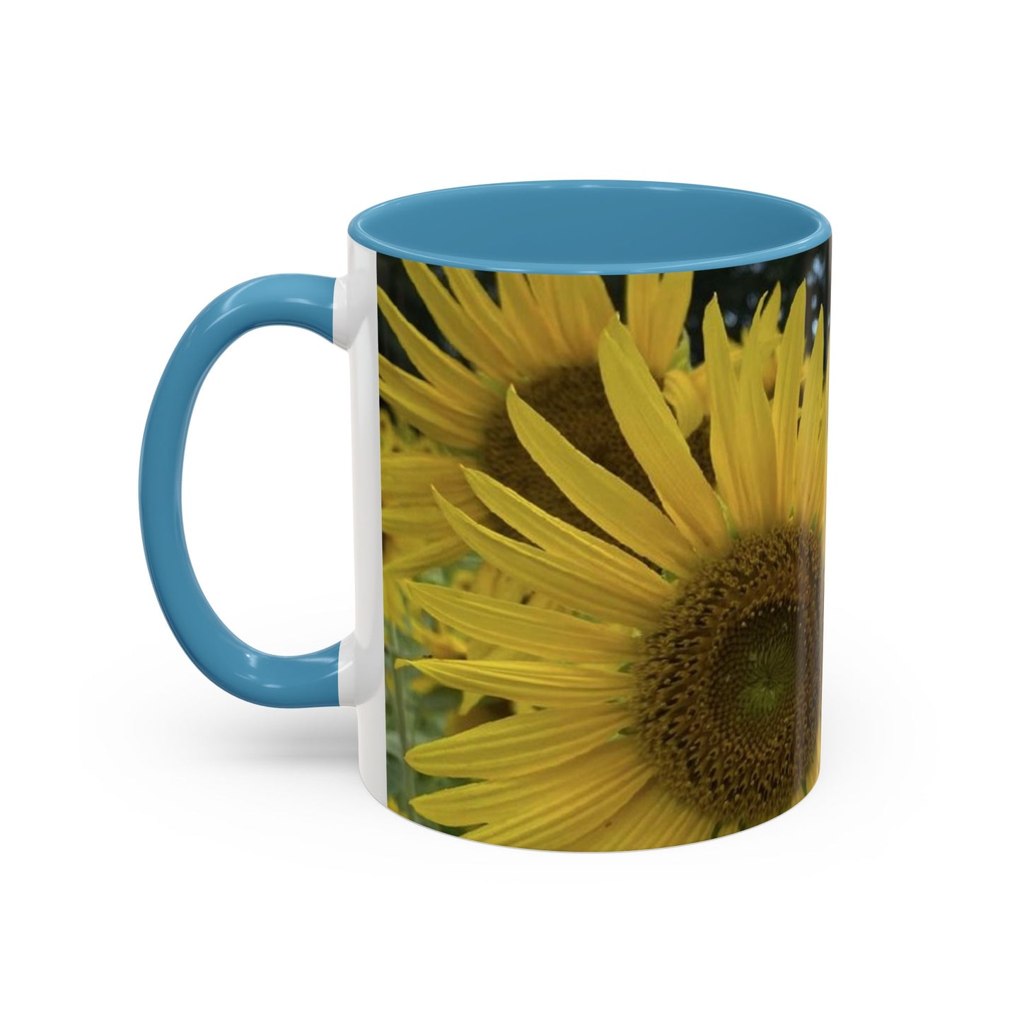 Sunflower Accent Coffee Mug - You Are My Sunshine, Gift for Flower Lovers, Coffee Lovers, Home Decor, Inspirational Mug, Floral Gifts