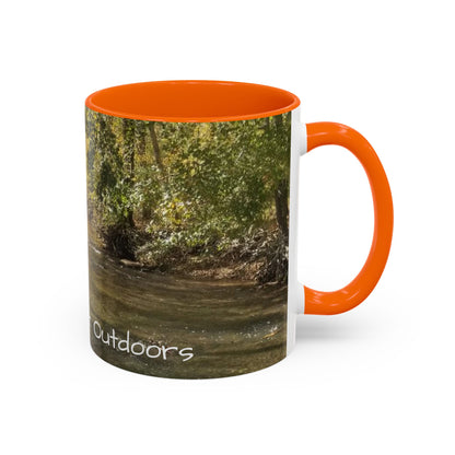 Nature-Inspired Accent Coffee Mug, Perfect for Outdoor Lovers, Gifts for Nature Enthusiasts, Afternoon Coffee, Camping Mug, Scenic Drinkware