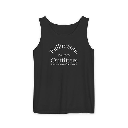 Garment-Dyed Unisex Tank Top - Casual Summer Wear, Beach Days, Festivals, Outdoor Activities, DIY Customization