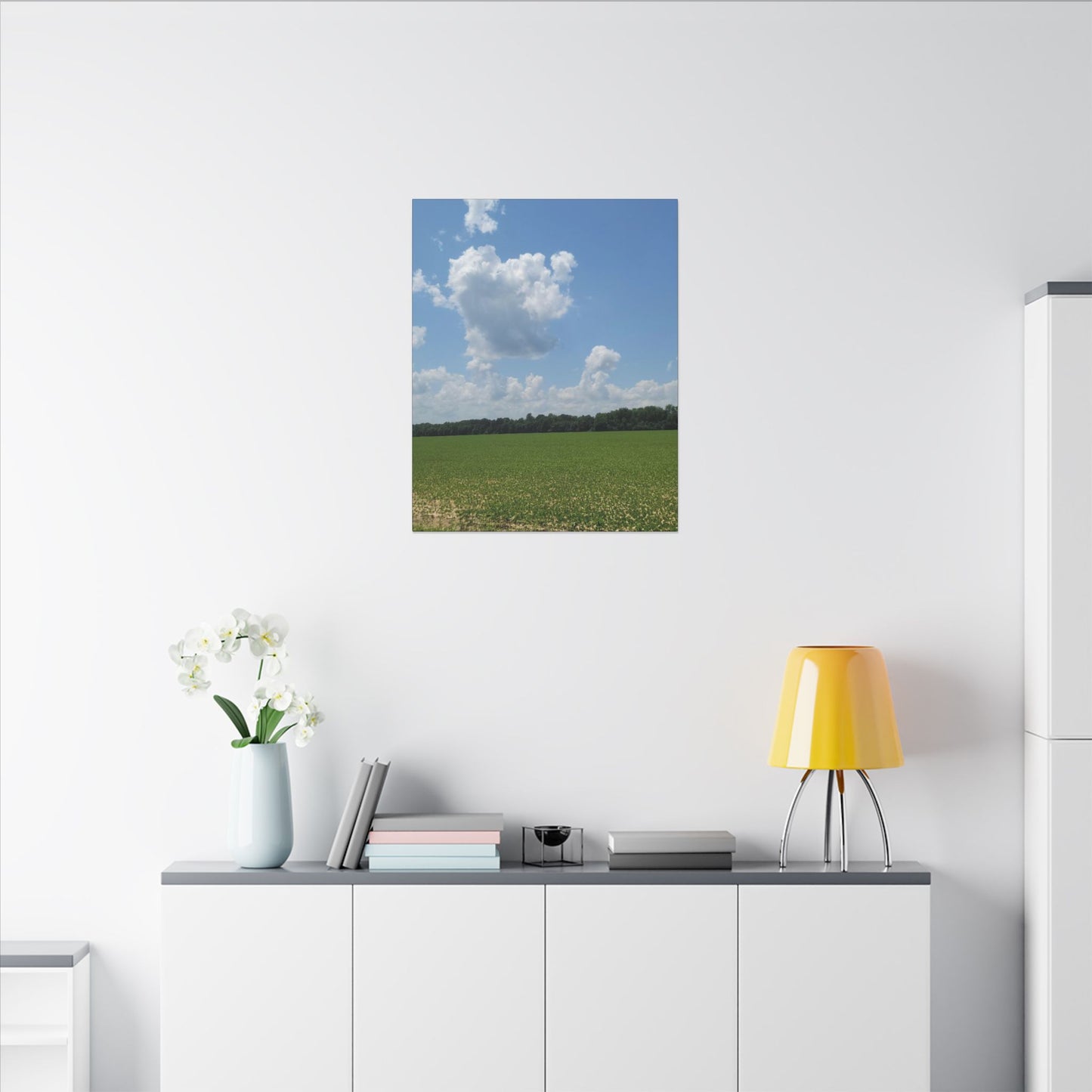 Serene Landscape Canvas Wall Art, Nature Decor for Home, Farmhouse, Gift for Nature Lovers, Rustic Wall Art, Living Room Decoration