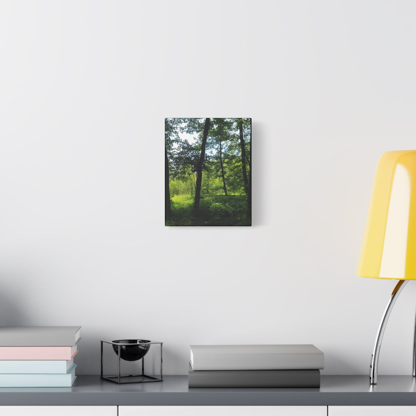 Scenic Canvas Wall Art - Nature-Inspired Home Decor, Forest Scene, Wall Hanging, Gift for Nature Lovers, Greenery Print