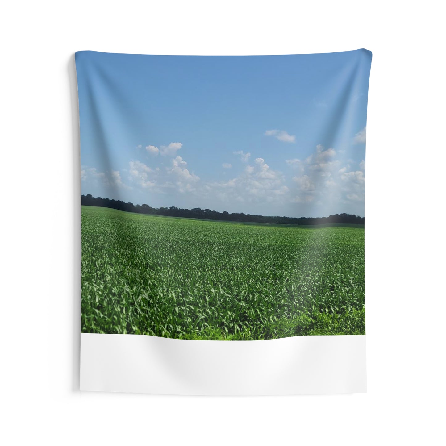 Serene Farm Landscape Wall Tapestry | Boho Decor, Nature Art, Home Wall Hanging, Farmhouse Style, Gift for Nature Lovers