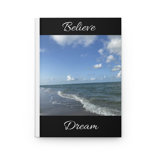 Coastal Inspiration Hardcover Journal - Dream, Believe, Just Breathe | Ocean Photography Journal, Writing Notebook, Gift for Writers, [...]