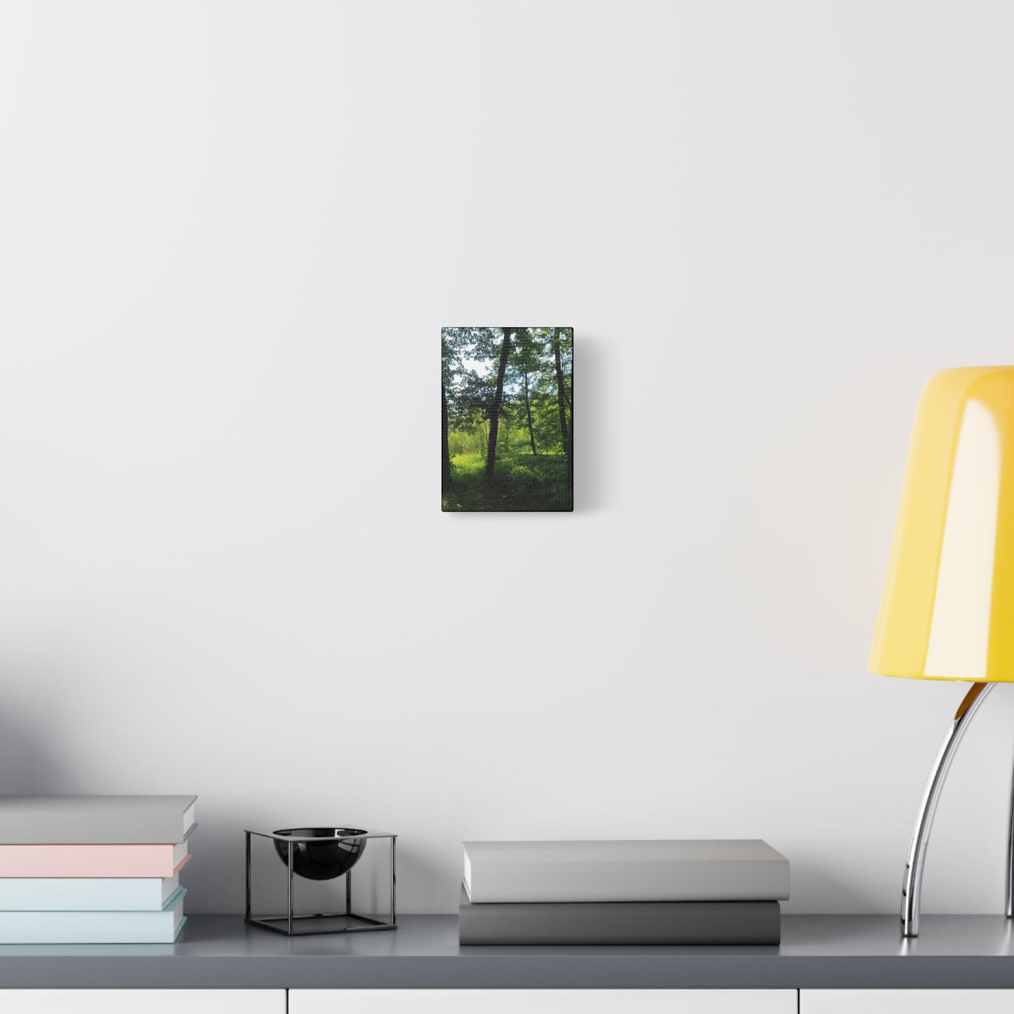 Scenic Canvas Wall Art - Nature-Inspired Home Decor, Forest Scene, Wall Hanging, Gift for Nature Lovers, Greenery Print