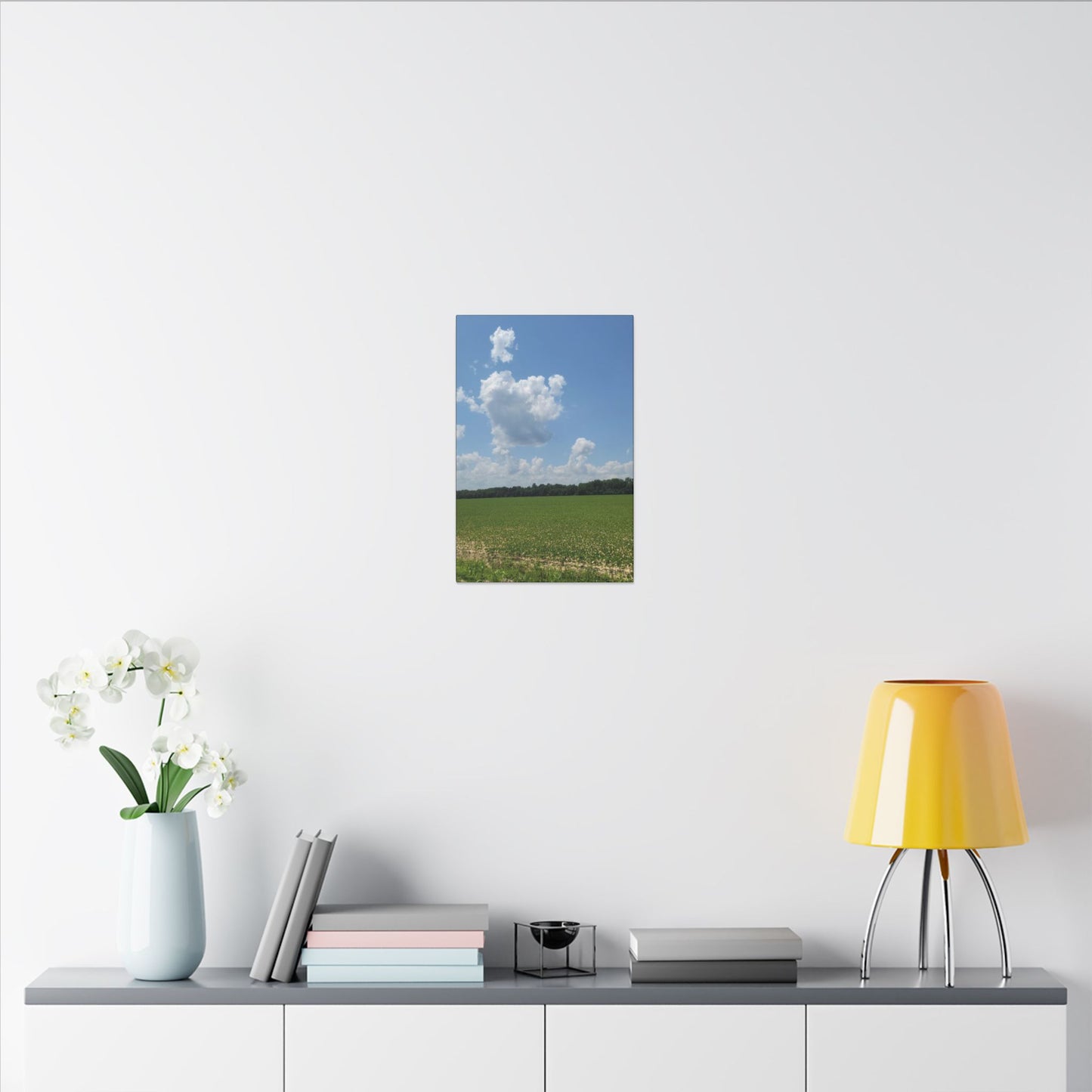 Serene Landscape Canvas Wall Art, Nature Decor for Home, Farmhouse, Gift for Nature Lovers, Rustic Wall Art, Living Room Decoration